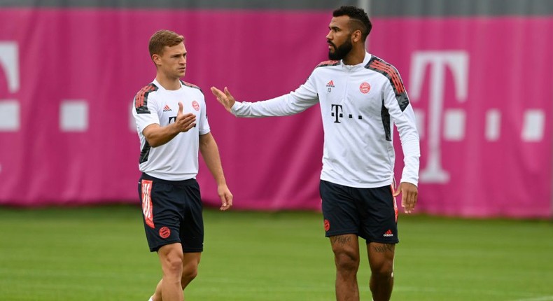 Bayern Munich has confirmed that both Joshua Kimmich (L) and Eric Maxim Choupo-Moting (R) have tested positive for Covid-19 Creator: Christof STACHE