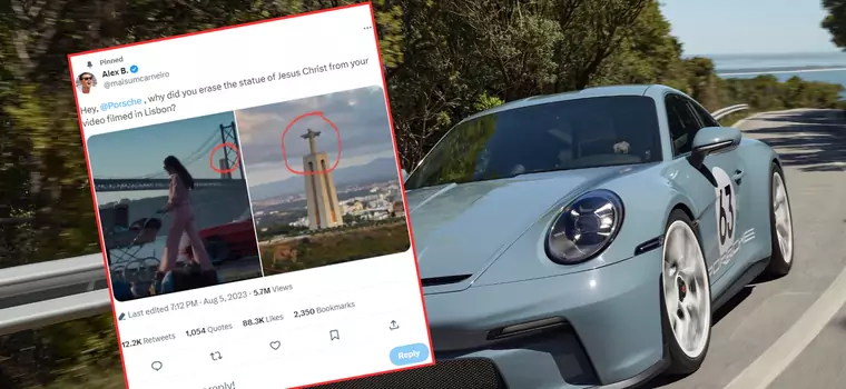 W reklamie kultowego modelu Porsche 911 firma wymazała jeden element. W sieci zawrzało. Jest oświadczenie