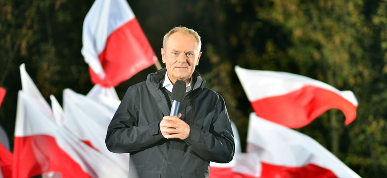 Powyborcze wystąpienie Donalda Tuska. Padły słowa o "planie awaryjnym"