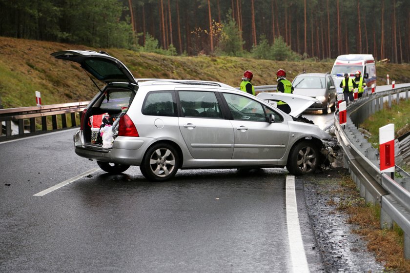 Wypadek pod Zieloną Górą