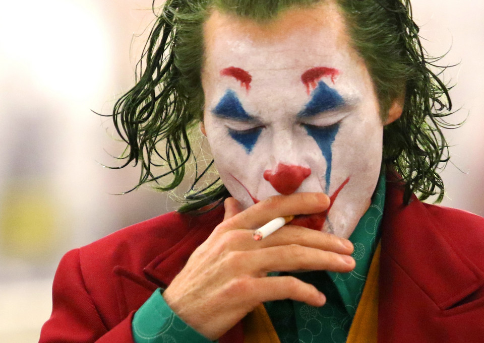 Joaquin Phoenix  na planie filmu "Joker"