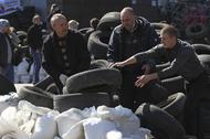 Ukraina donieck barykada ROsja