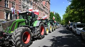 Szczecin: Traktory przed urzędem wojewódzkim. Rolnicy protestują