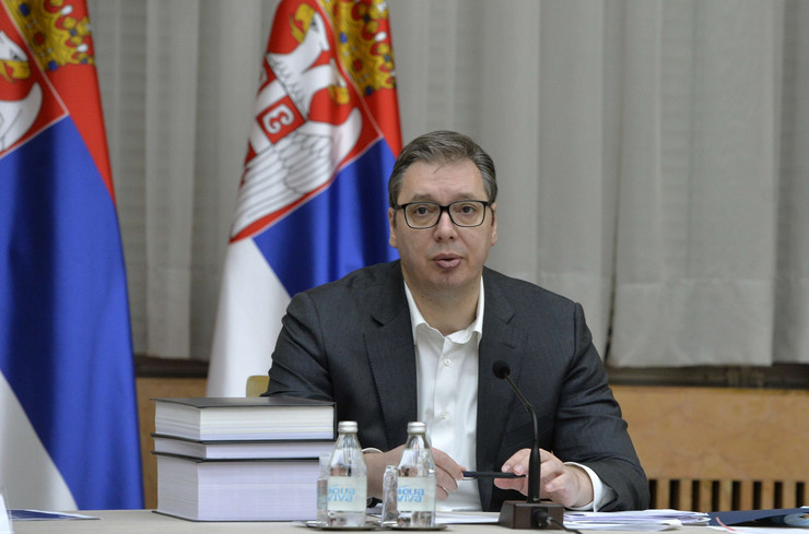 Aleksandar Vucic National Security Council Session