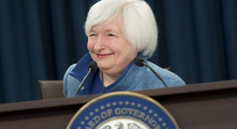 Federal Reserve Chair Janet Yellen -- the plan to lift rates three times over the next year jolted trading floors