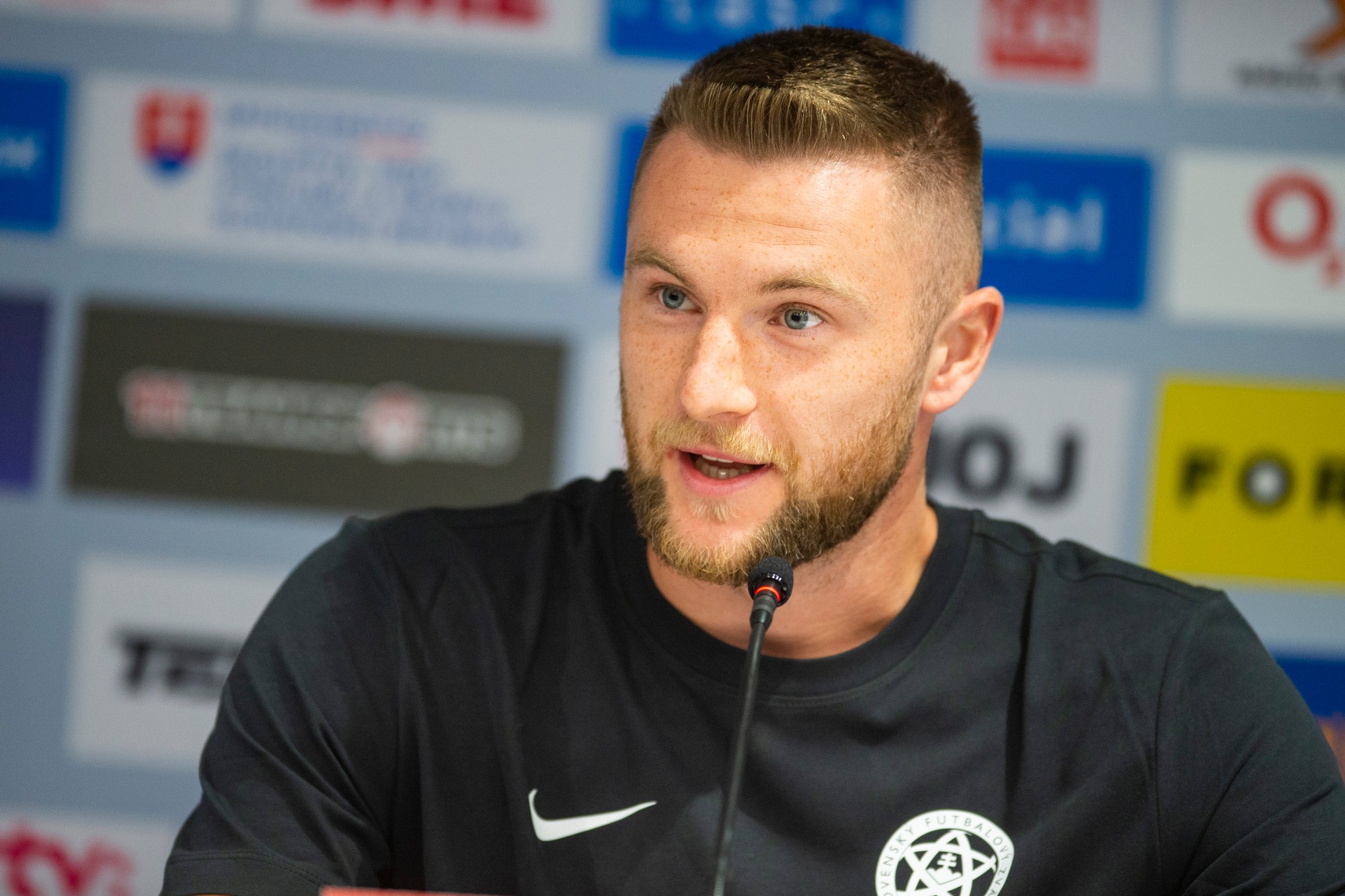 Slovenský futbalový reprezentant Milan Škriniar.
