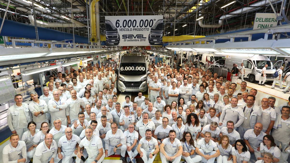 Fabryka Fiat-Professional Sevel i 6 milionowy egzemplarz pojazdu