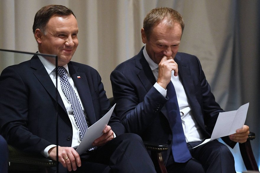 Andrzej Duda i Donald Tusk