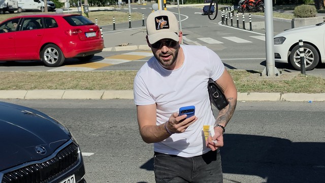 Marko Gačić sa aerodroma