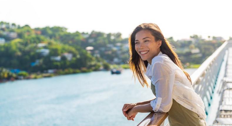 cruise passenger woman