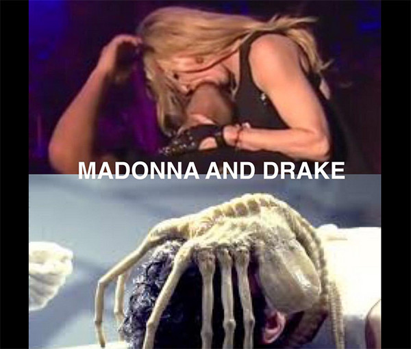 Madonna całuje Drake'a - najlepsze memy