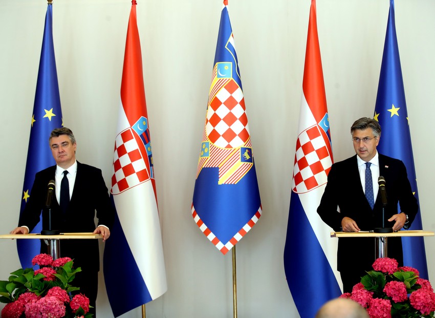 Zoran Milanović i Andrej Plenković