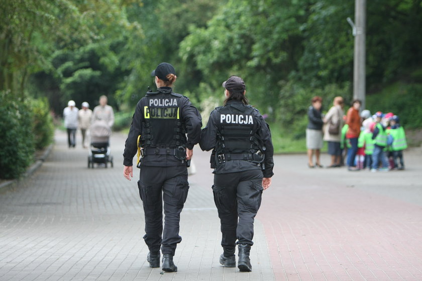 patrol policji w Gdyni