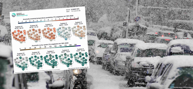 Przed nami białe święta 2023? Jest najnowsza prognoza pogody długoterminowej