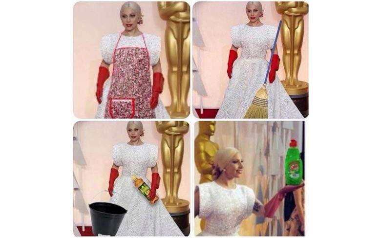 Lady Gaga królową oscarowych memów