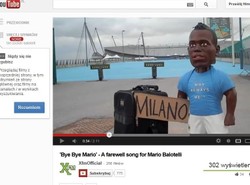 Anglicy żegnają Balotellego... piosenką. "Bye, bye Mario". WIDEO