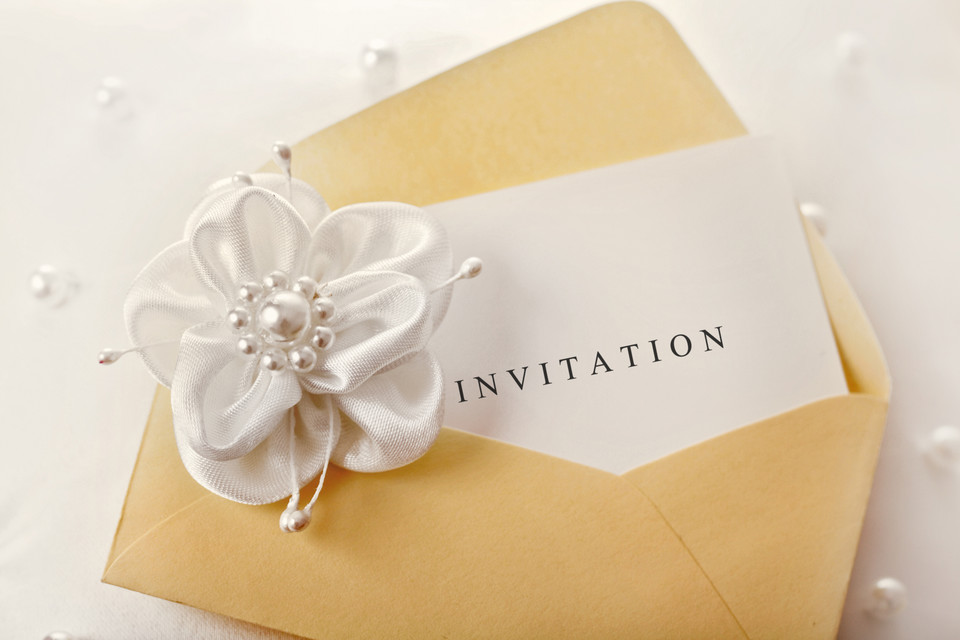 Przykładowe zaproszenie ślubne