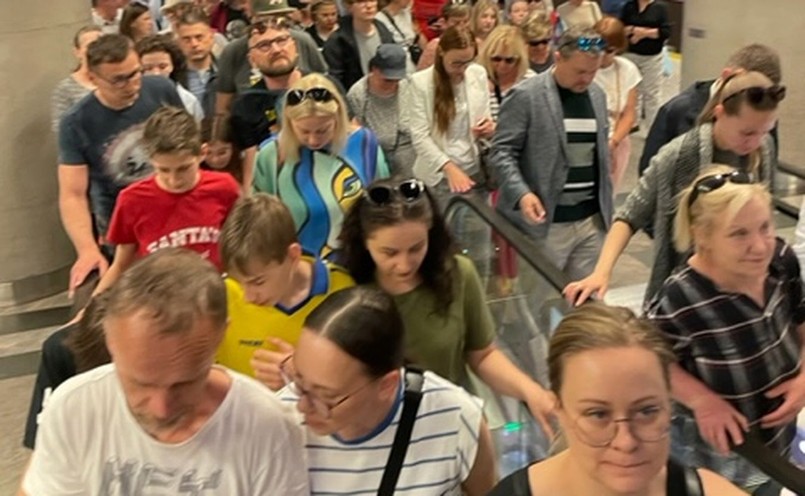 Jedna ze stacji warszawskiego metra