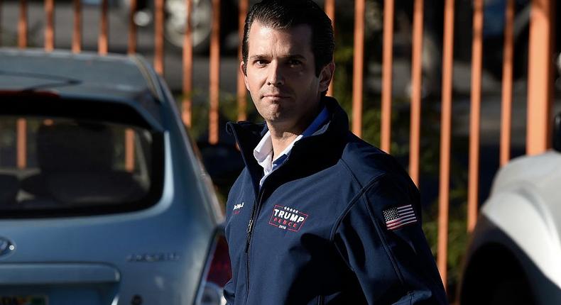 Donald Trump Jr. in Nevada in November, 2016.