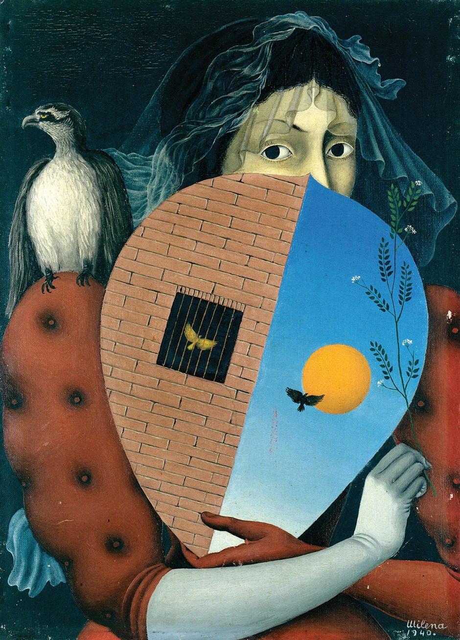 8   Autoportret sa štitom i orlom, 1940