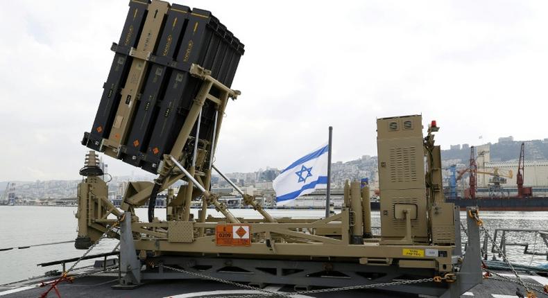 Contrary to a report by the foreign ministry, an army statement said that no interceptions were made by its Iron Dome missile defence system