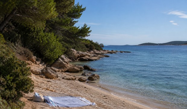 Plaža - ilustracija