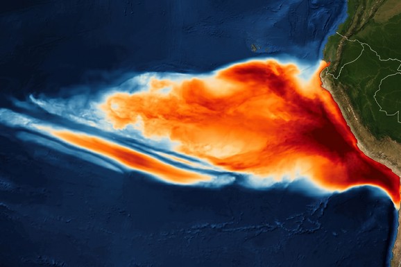 (MAPA) "SOTONIN TALAS" JURI KA EVROPI! NASA snimila jezivo č