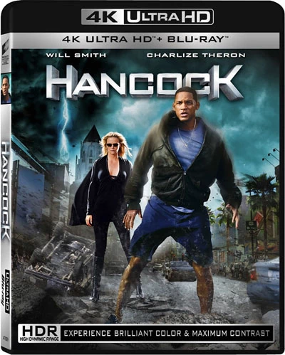 Okładka UHD Blu-ray filmu Hancock