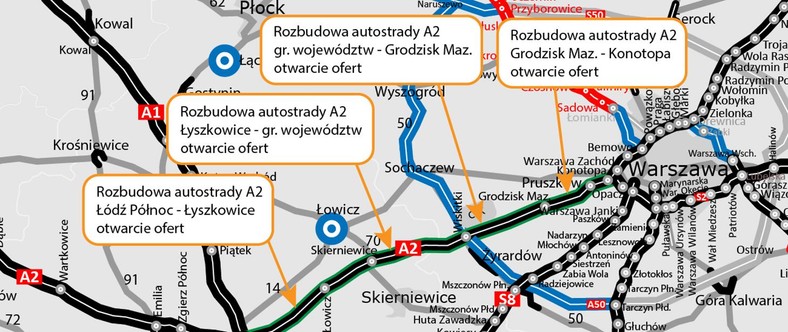 Schemat rozbudowy A2