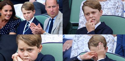 Kate i William zabrali Jerzyka na Wimbledon. To był jego wielki debiut, ale nie wszystko się udało