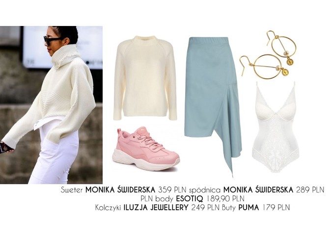 Zimowe STYLIZACJE w jasnych kolorach