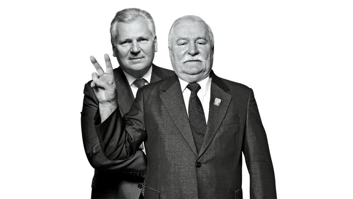 Kwaśniewski i Wałęsa