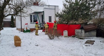 Tragedia w Imielnie. Eksplozja pieca była tak silna, że wyrzuciła 37-latka z domu