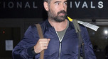 Colin Farrell na lotnisku