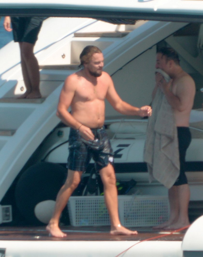 Leonardo DiCaprio na jachcie