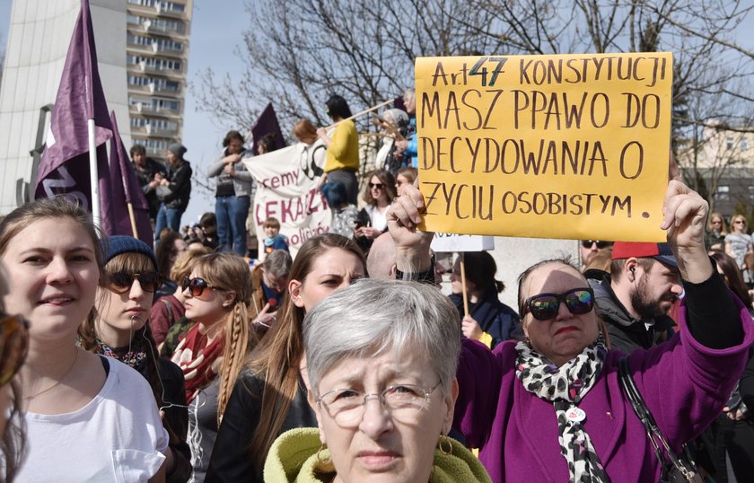 Protest w Warszawie