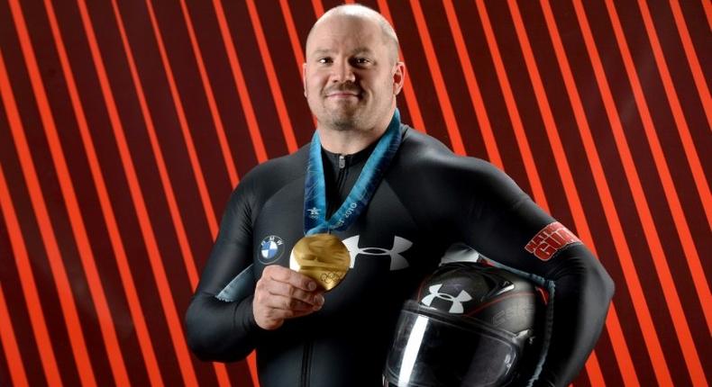 Steve Holcomb poses for a portrait during the USOC Media Summit ahead of the Sochi 2014 Winter Olympics on September 29, 2013 in Park City, Utah