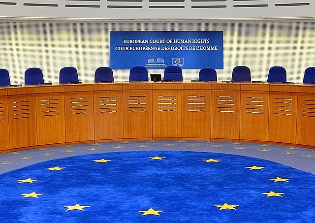 Sala obrad Europejskiego Trybunału Praw Człowieka