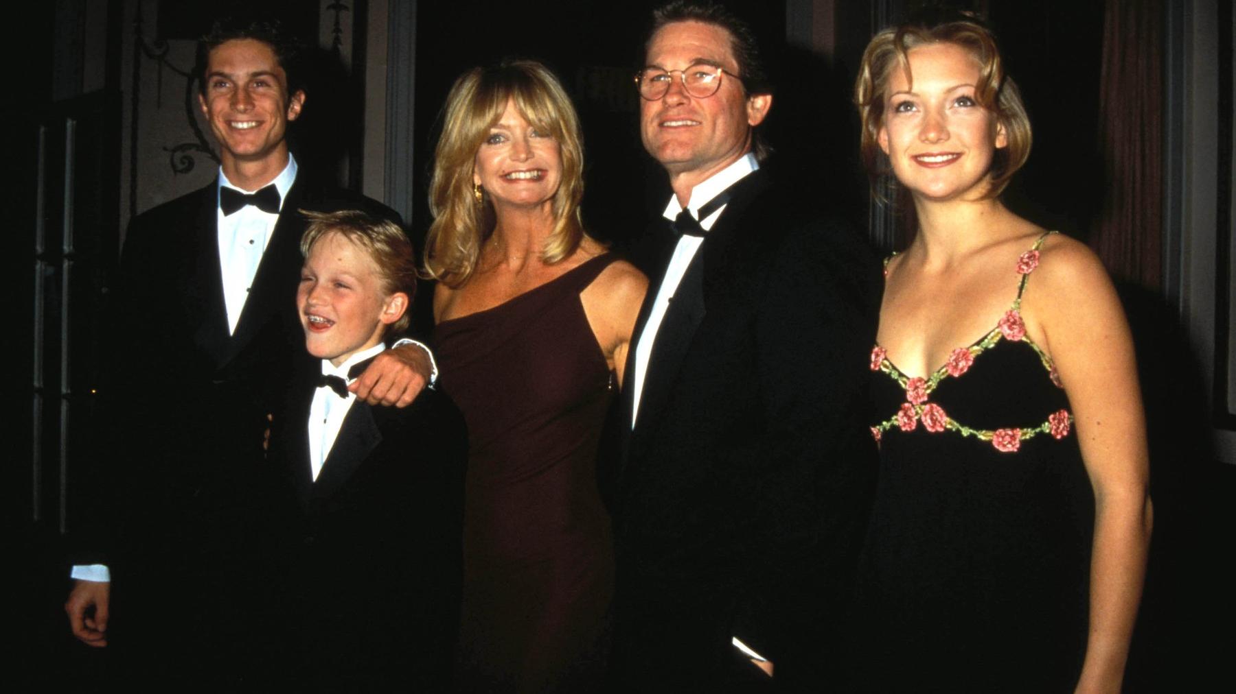 Goldie Hawn, jej syn Oliver Hudson a dcéra Kate Hudson, Museum of the Moving Image, New York, 25. 3. 1997