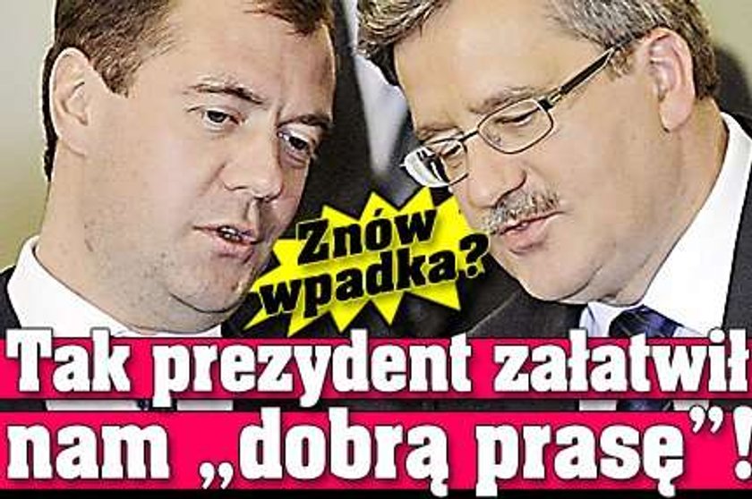 Tak prezydent załatwił nam "dobrą prasę"! Znów wpadka?