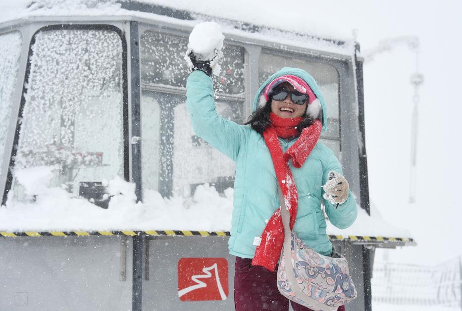 Havazik  Garmisch-Partenkirchen-ben / Fotó: AFP