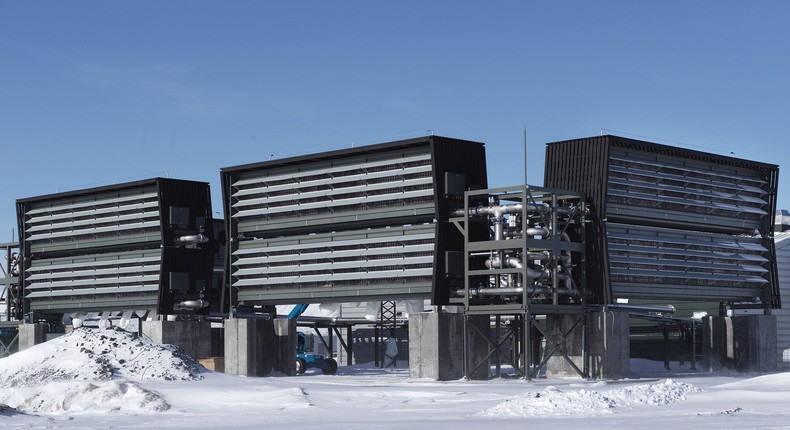 Climeworks' Orca plant in Iceland.Climeworks