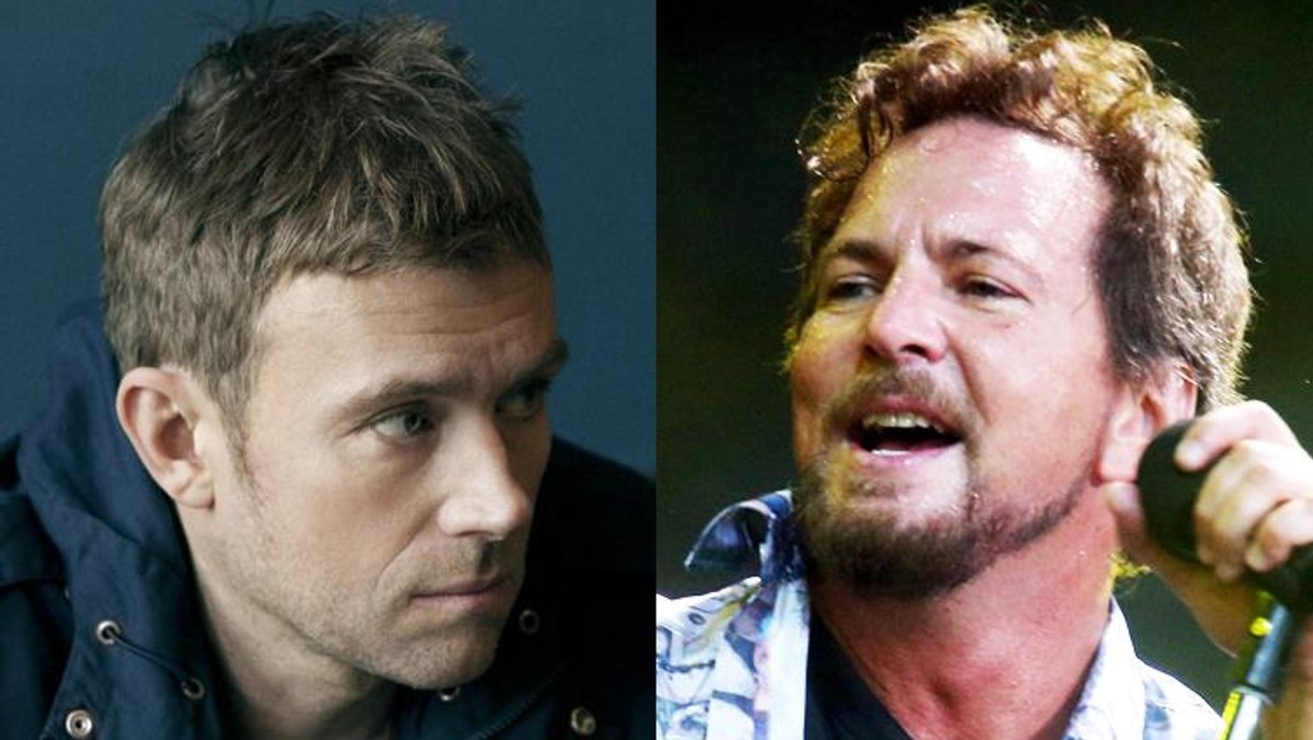 Damon Albarn i Eddie Vedder.