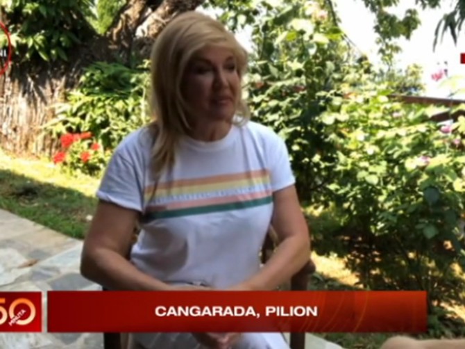 Suzana Mančić iz Čangarade na Pilionu