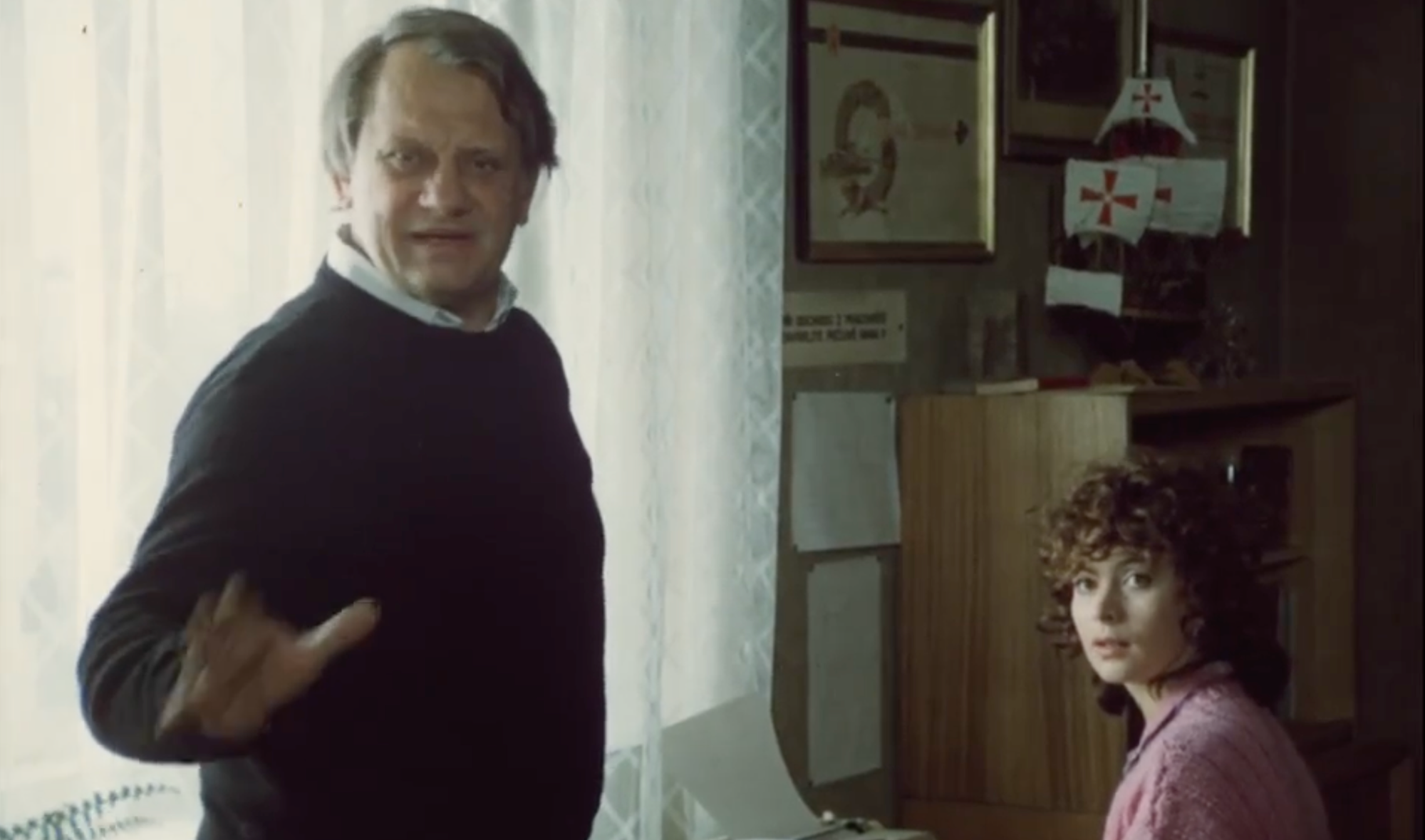 Český herec Miloslav Štibich vo filme Vesničko má středisková. 