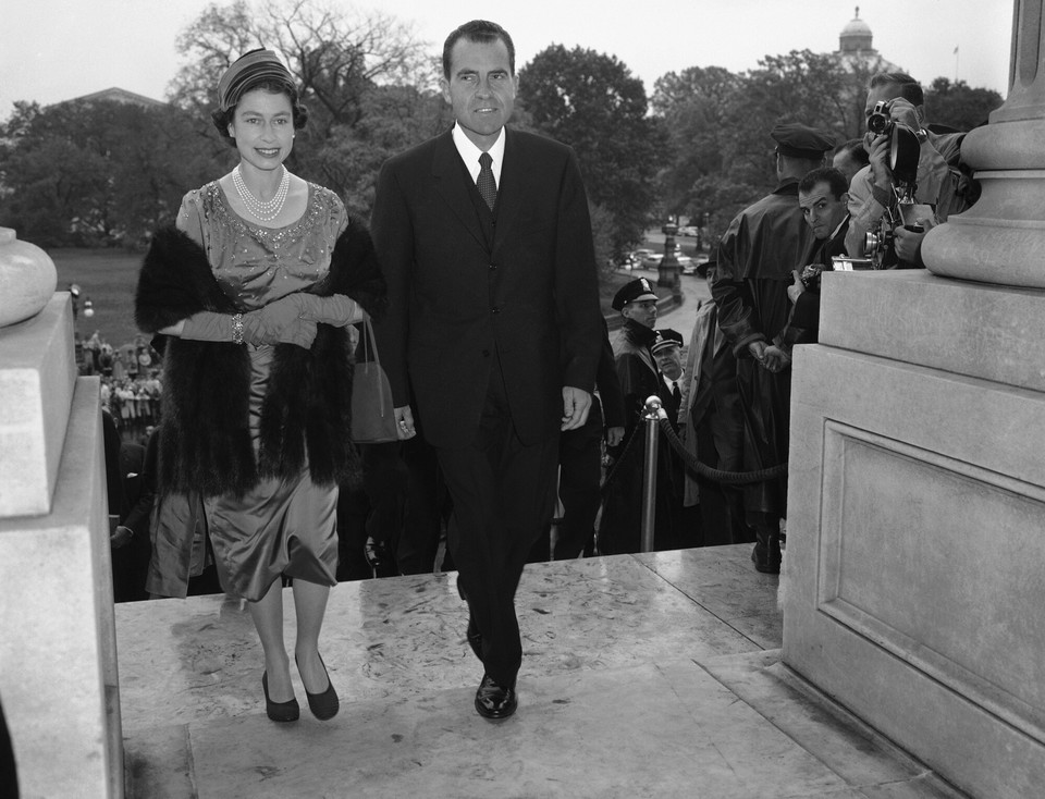 Elżbieta II i prezydenci USA: Richard Nixon