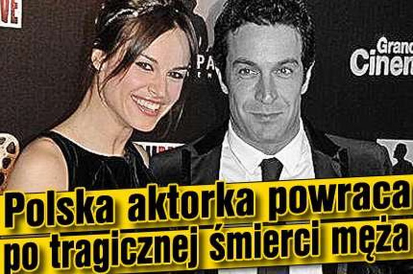 Polska aktorka powraca po śmierci męża