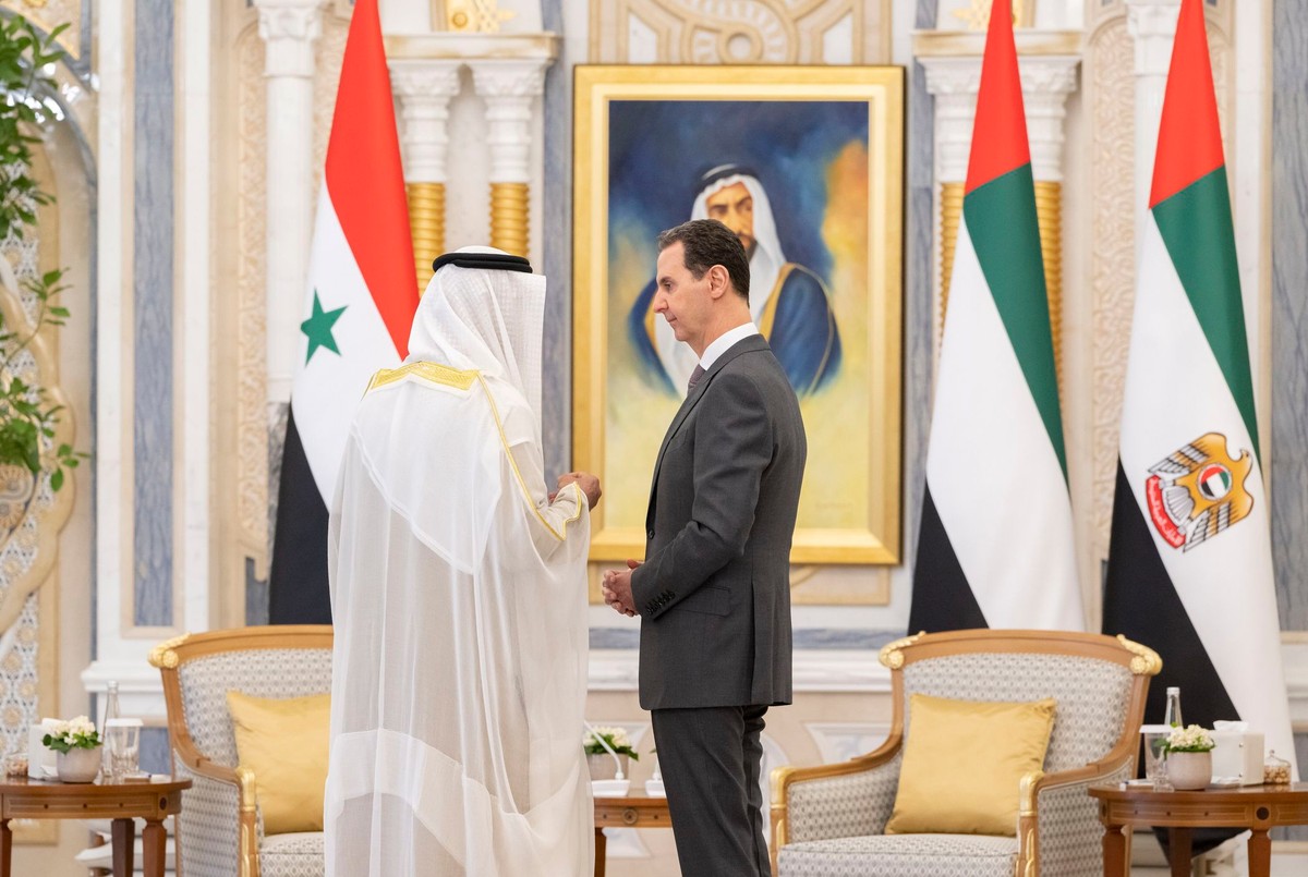 Prezydent Syrii Baszar Asad w Zjednoczonych Emiratach Arabskich