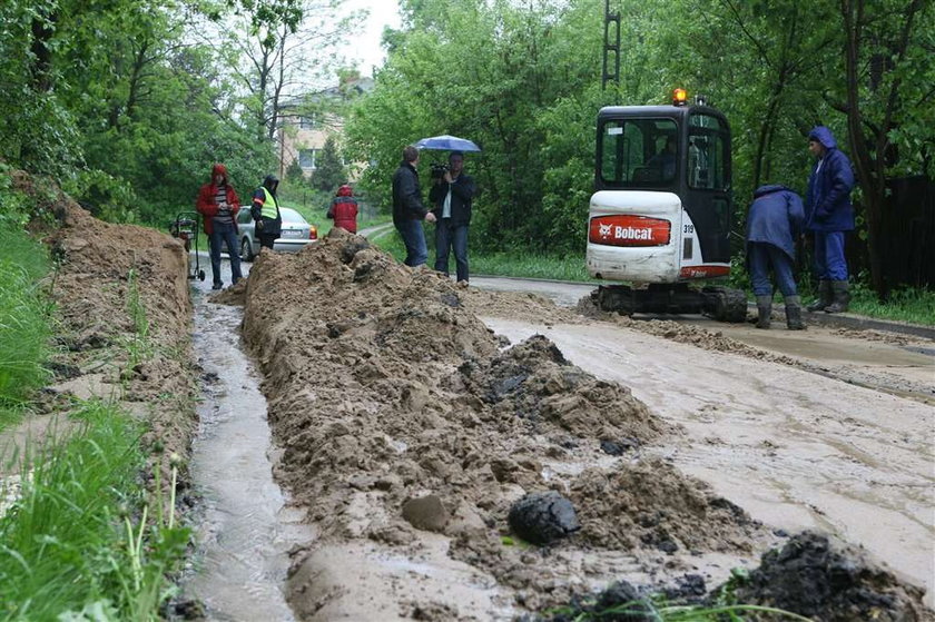 Pół miasta pod wodą