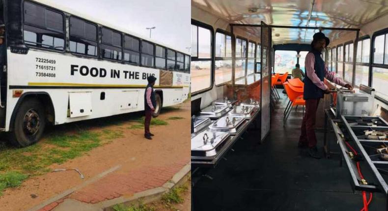 Young entrepreneur converts 47-seater luxurious bus into mobile restaurant